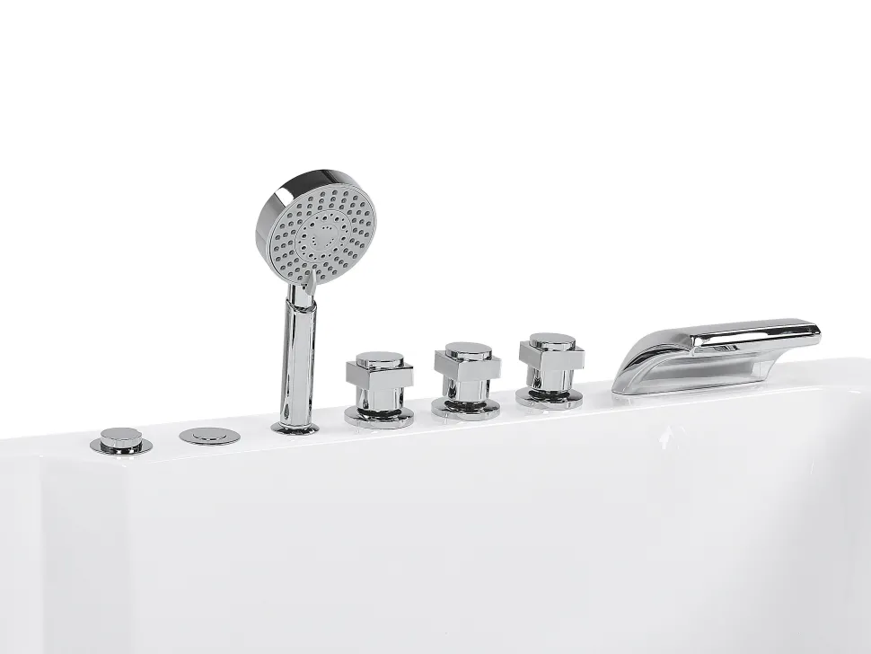 Banheira De Hidromassagem Versao A Esquerda Em Acrilico Branco 169 X 81 Cm Artemisa