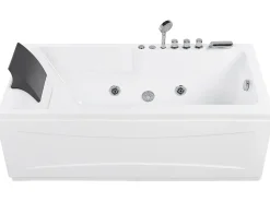 Banheira De Hidromassagem Versao A Esquerda Em Acrilico Branco 169 X 81 Cm Artemisa