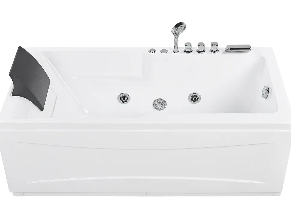 Banheira De Hidromassagem Versao A Esquerda Em Acrilico Branco 169 X 81 Cm Artemisa