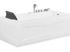 Banheira De Hidromassagem Versao A Esquerda Em Acrilico Branco 169 X 81 Cm Artemisa