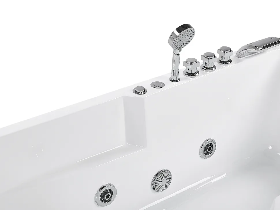 Banheira De Hidromassagem Versao A Esquerda Em Acrilico Branco 169 X 81 Cm Artemisa