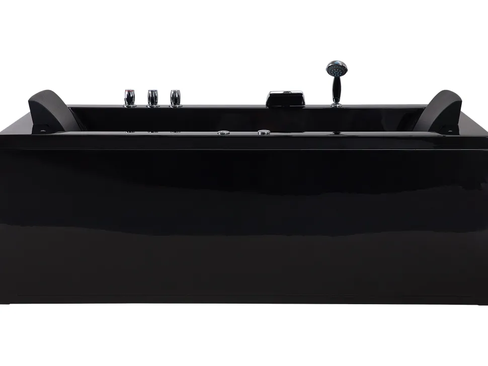 Banheira De Hidromassagem Versao A Esquerda Em Acrilico Preto 183 X 90 Cm Varadero