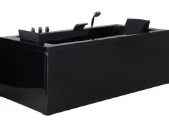 Banheira De Hidromassagem Versao A Esquerda Em Acrilico Preto 183 X 90 Cm Varadero