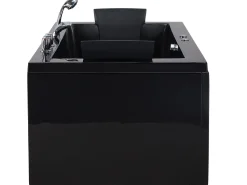 Banheira De Hidromassagem Versao A Esquerda Em Acrilico Preto 183 X 90 Cm Varadero