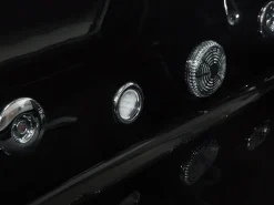 Banheira De Hidromassagem Em Acrilico Preto Com Led 153 X 71 Cm Samana