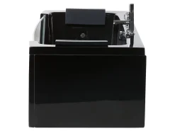 Banheira De Hidromassagem Em Acrilico Preto Com Led 153 X 71 Cm Samana