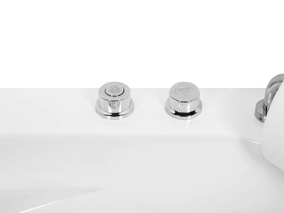 Banheira De Hidromassagem De Canto Em Acrilico Branco Com Led 201 X 150 Cm Mangle