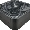Banheira De Hidromassagem De Exterior Em Acrilico Cinzento Com Led 200 X 200 Cm Lastarria
