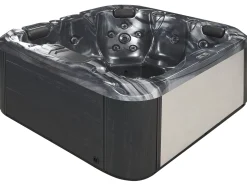 Banheira De Hidromassagem De Exterior Em Acrilico Cinzento Com Led 200 X 200 Cm Lastarria