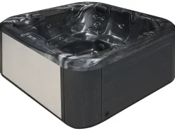 Banheira De Hidromassagem De Exterior Em Acrilico Cinzento Com Led 200 X 200 Cm Lastarria