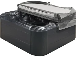 Banheira De Hidromassagem De Exterior Em Acrilico Cinzento Com Led 200 X 200 Cm Lastarria