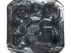 Banheira De Hidromassagem De Exterior Em Acrilico Cinzento Com Led 200 X 200 Cm Lastarria