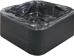 Banheira De Hidromassagem De Exterior Em Acrilico Cinzento Com Led 200 X 200 Cm Lastarria