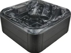 Banheira De Hidromassagem De Exterior Em Acrilico Cinzento Com Led 200 X 200 Cm Lastarria