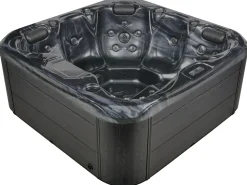 Banheira De Hidromassagem De Exterior Em Acrilico Cinzento Com Led 200 X 200 Cm Lastarria