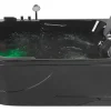 Banheira De Hidromassagem Versao A Esquerda Em Acrilico Preto 170 X 119 Cm Bayamo