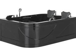 Banheira De Hidromassagem Versao A Esquerda Em Acrilico Preto 170 X 119 Cm Bayamo