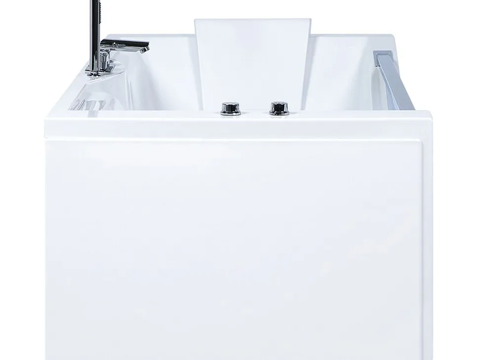 Banheira De Hidromassagem Em Acrilico Branco Com Led 180 X 90 Cm Marquis