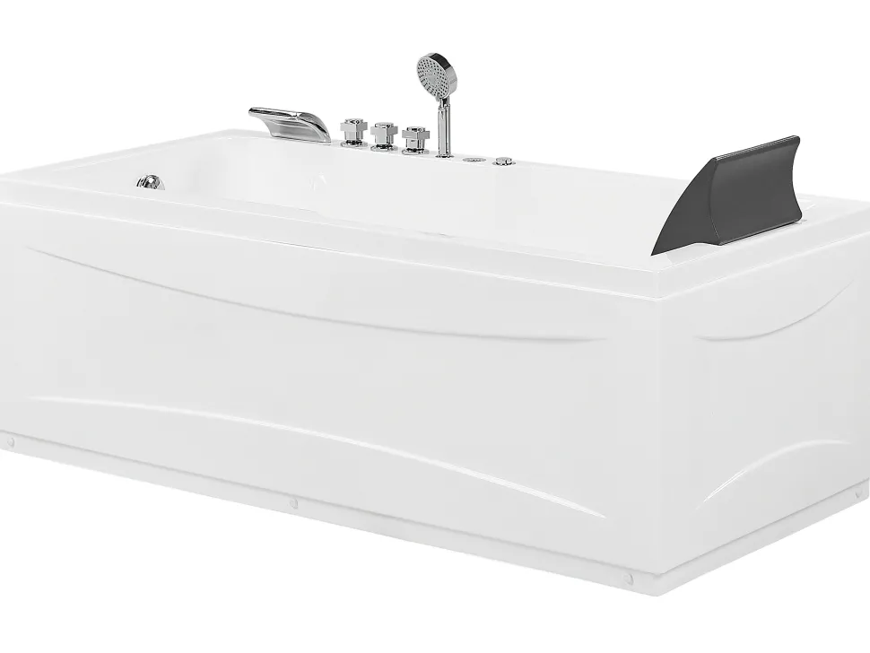 Banheira De Hidromassagem Versao A Direita Em Acrilico Branco 169 X 81 Cm Artemisa