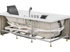 Banheira De Hidromassagem Versao A Direita Em Acrilico Branco 169 X 81 Cm Artemisa