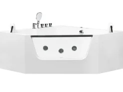 Banheira De Hidromassagem De Canto Em Acrilico Branco 135 X 135 Cm Cantalla