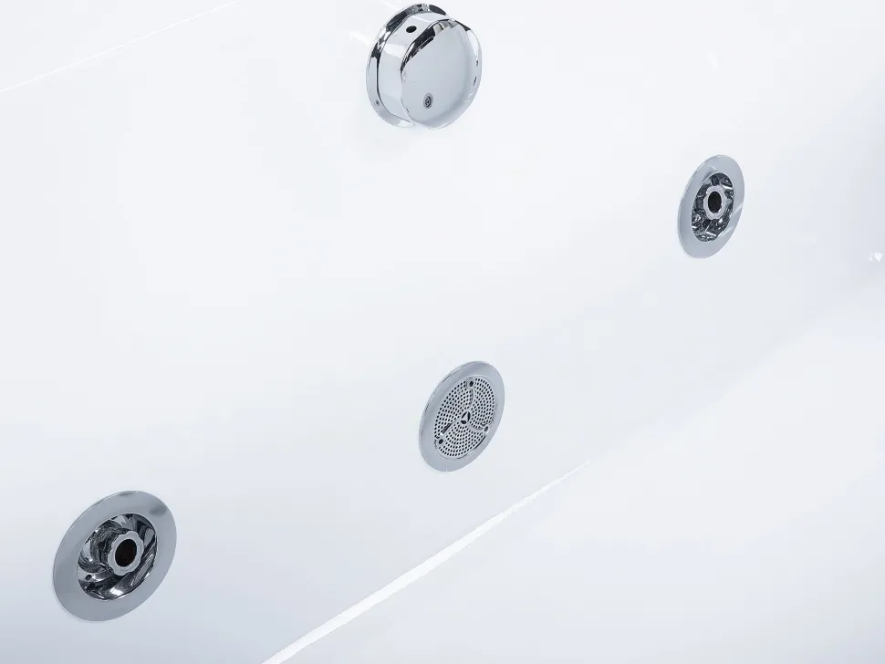 Banheira De Hidromassagem Em Acrilico Branco Com Led 170 X 75 Cm Galley