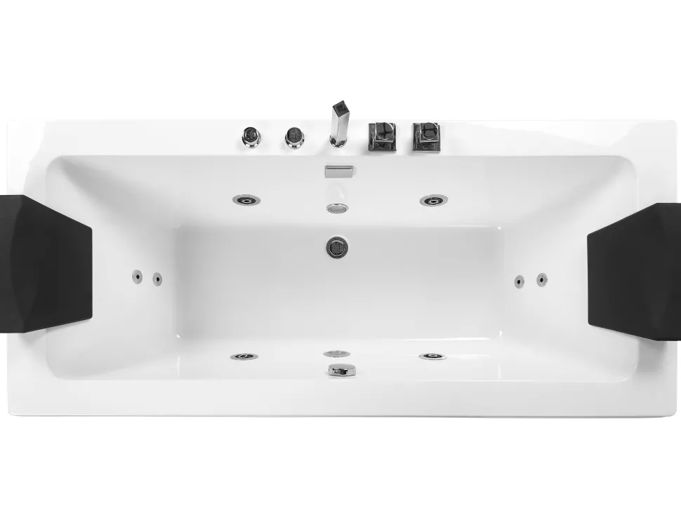 Banheira De Hidromassagem Em Acrilico Branco Com Led 170 X 75 Cm Galley