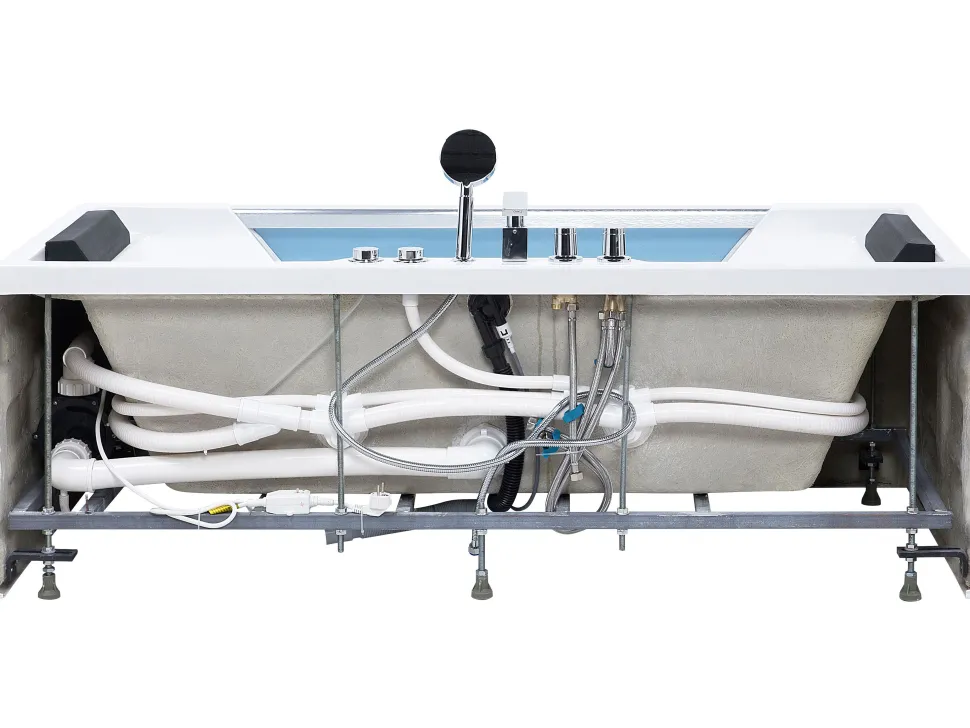 Banheira De Hidromassagem Em Acrilico Branco 170 X 80 Cm Grenada