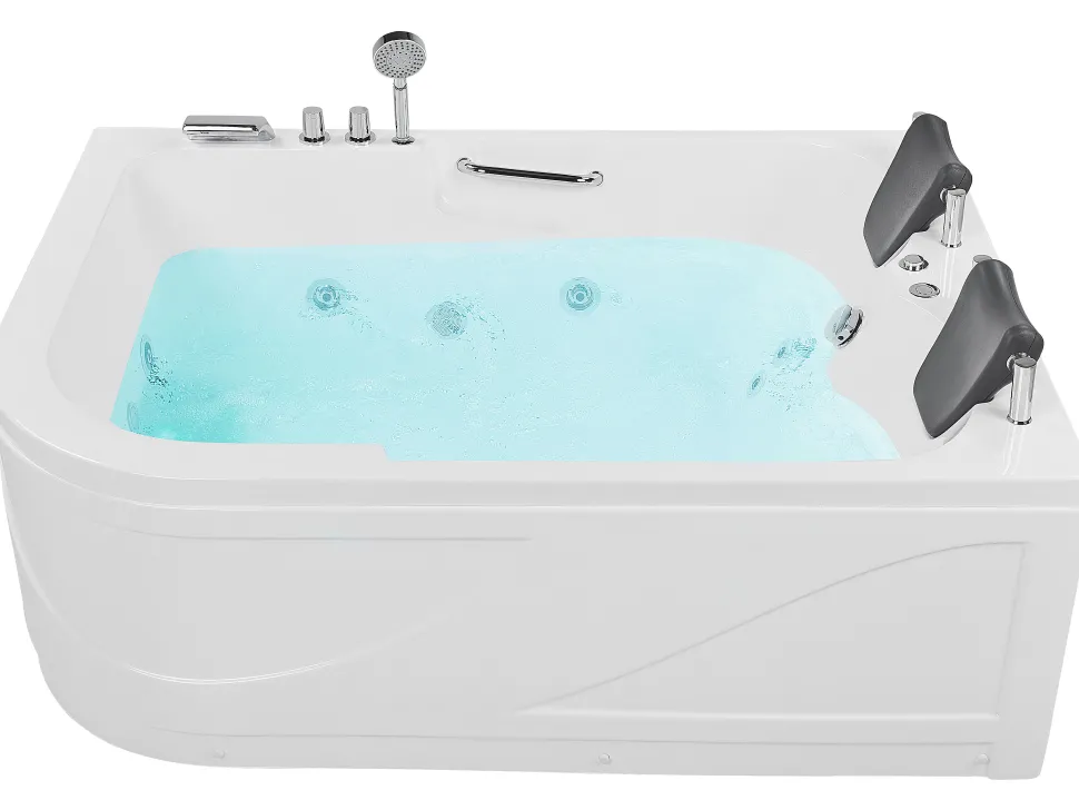 Banheira De Hidromassagem Versao A Esquerda Em Acrilico Branco 170 X 119 Cm Bayamo