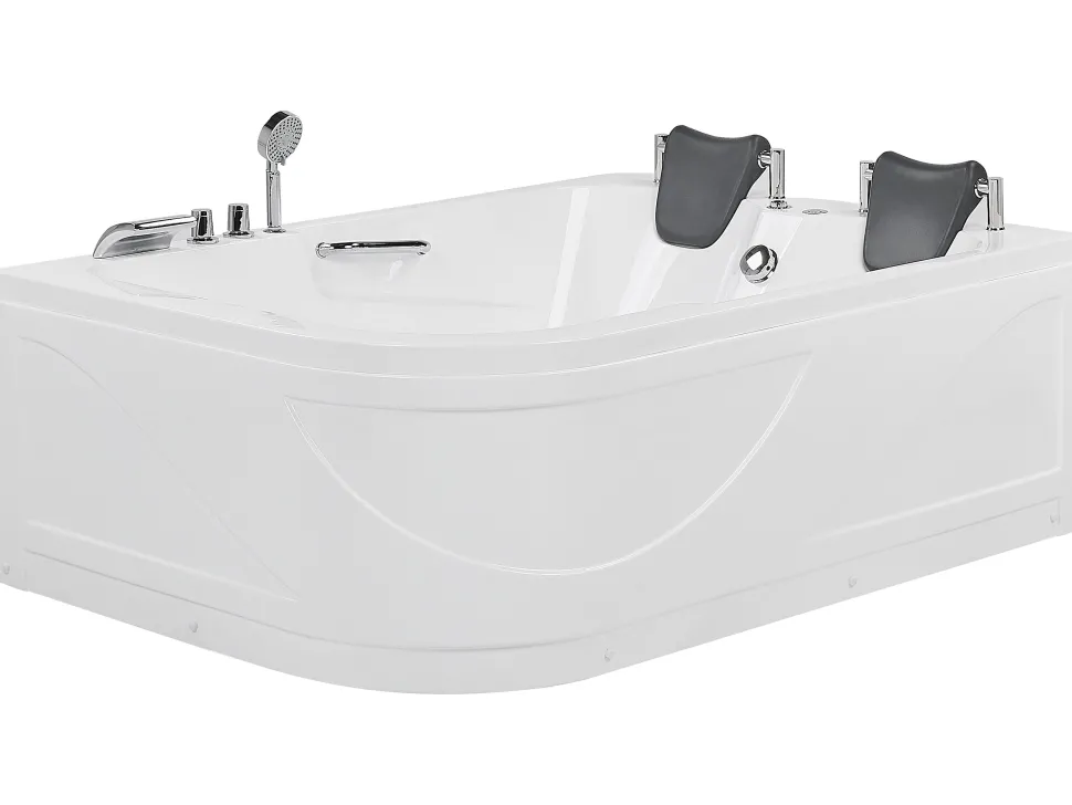 Banheira De Hidromassagem Versao A Esquerda Em Acrilico Branco 170 X 119 Cm Bayamo