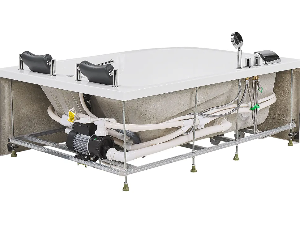 Banheira De Hidromassagem Versao A Esquerda Em Acrilico Branco 170 X 119 Cm Bayamo