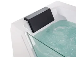 Banheira De Hidromassagem Em Acrilico Branco Com Led 174 X 79 Cm Samana