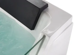 Banheira De Hidromassagem Em Acrilico Branco Com Led 174 X 79 Cm Samana