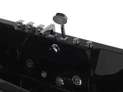 Banheira De Hidromassagem Em Acrilico Preto Com Led 170 X 80 Cm Hawes