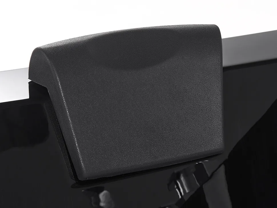 Banheira De Hidromassagem Em Acrilico Preto Com Led 170 X 80 Cm Hawes