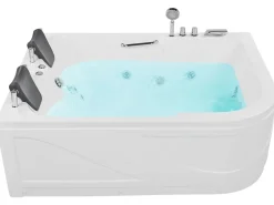 Banheira De Hidromassagem Versao A Direita Em Acrilico Branco 170 X 119 Cm Bayamo
