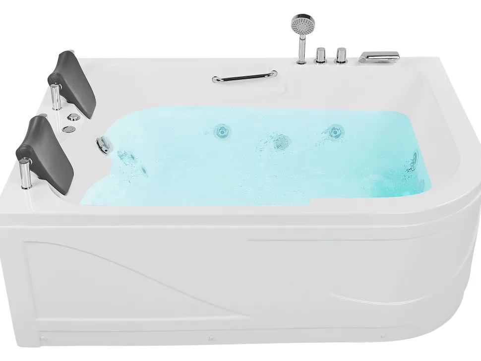Banheira De Hidromassagem Versao A Direita Em Acrilico Branco 170 X 119 Cm Bayamo