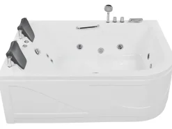 Banheira De Hidromassagem Versao A Direita Em Acrilico Branco 170 X 119 Cm Bayamo