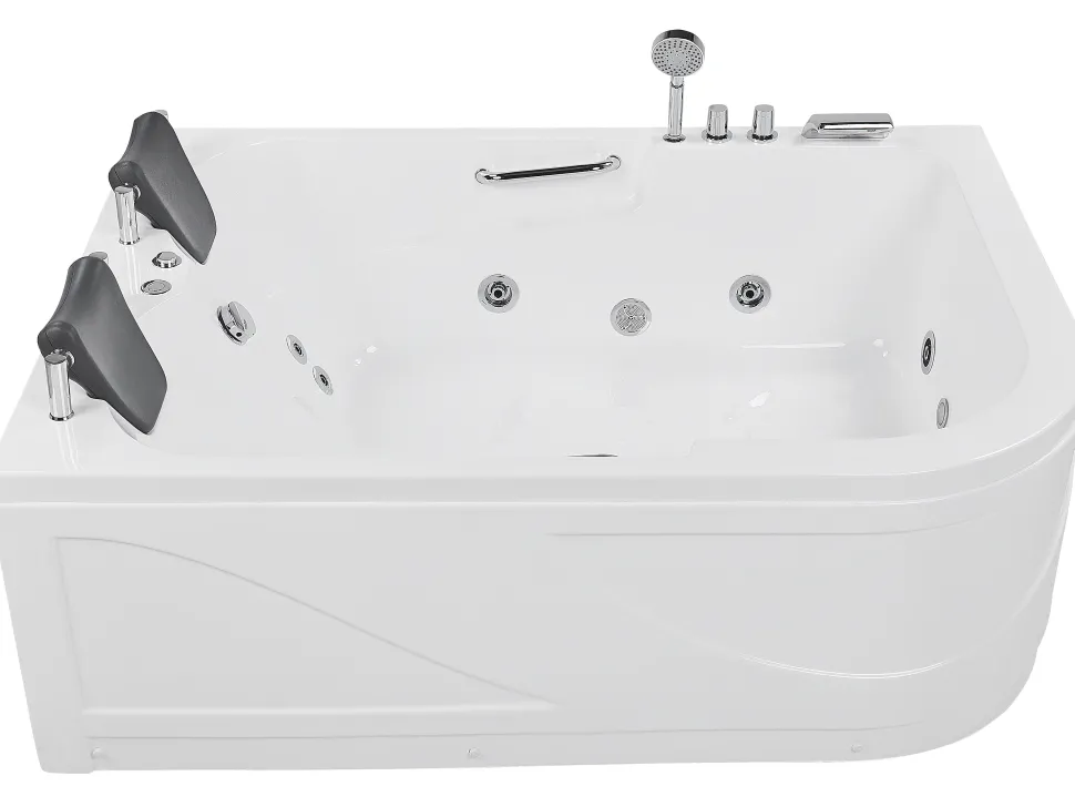 Banheira De Hidromassagem Versao A Direita Em Acrilico Branco 170 X 119 Cm Bayamo