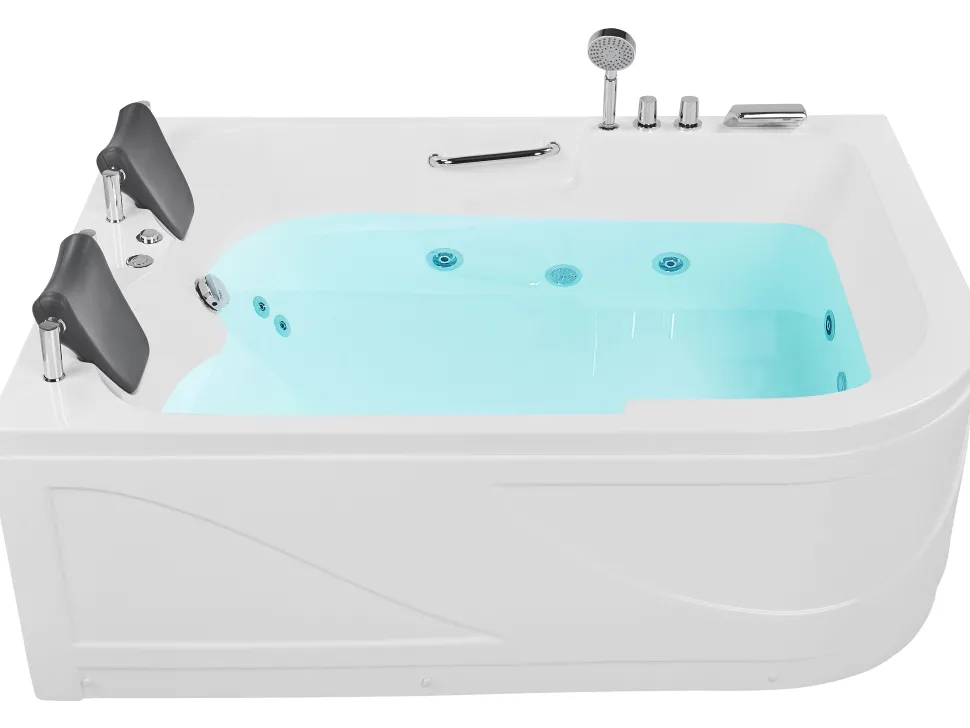 Banheira De Hidromassagem Versao A Direita Em Acrilico Branco 170 X 119 Cm Bayamo
