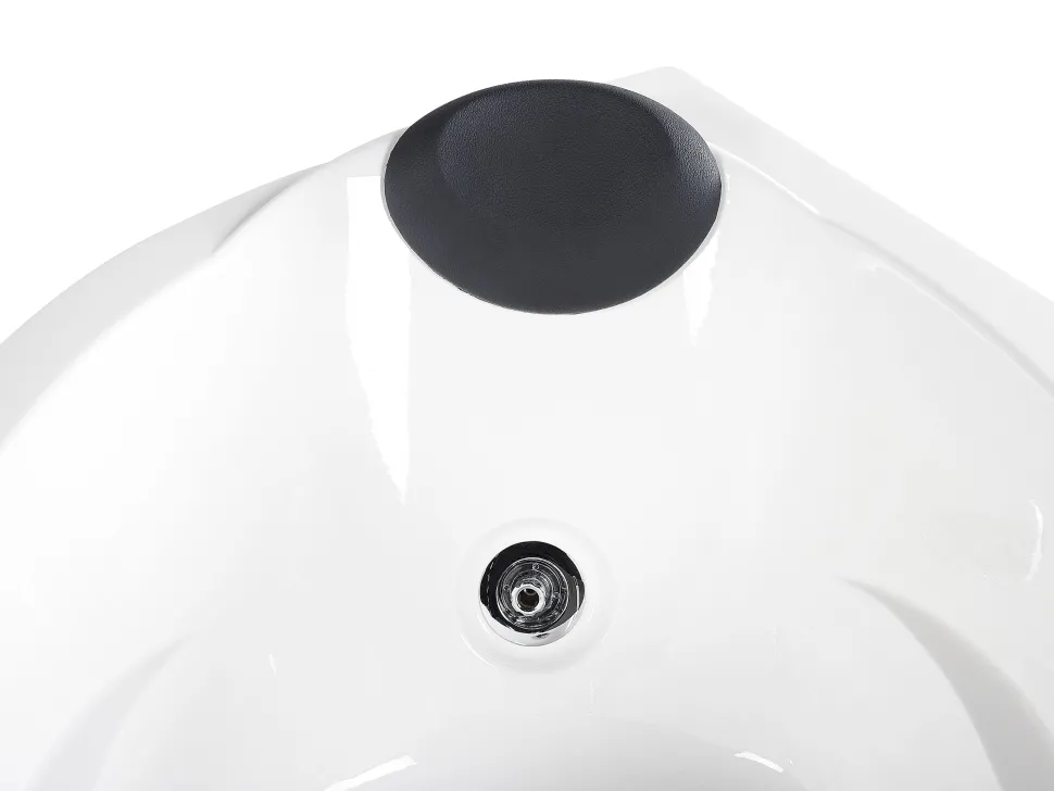 Banheira De Hidromassagem De Canto A Esquerda Com Led Em Branco Neiva