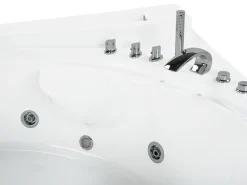 Banheira De Hidromassagem Em Acrilico Branco Com Led 165 X 148 Cm Pelican