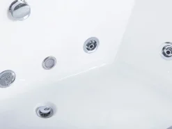 Banheira De Hidromassagem Em Acrilico Branco Com Led 175 X 85 Cm Fuerte