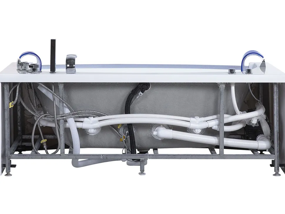 Banheira De Hidromassagem Em Acrilico Branco Com Led 175 X 85 Cm Fuerte