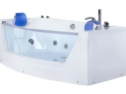 Banheira De Hidromassagem Em Acrilico Branco Com Led 175 X 85 Cm Fuerte