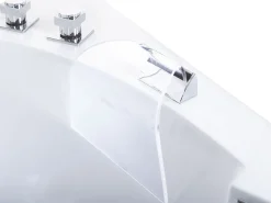 Banheira De Hidromassagem Em Acrilico Branco Com Led 175 X 85 Cm Fuerte