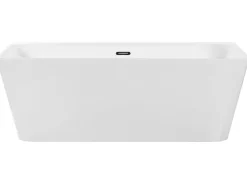 Banheira Para Parede Em Acrilico Branco 170 X 80 Cm Hassel