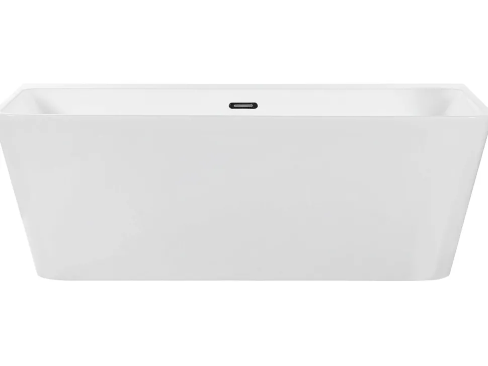 Banheira Para Parede Em Acrilico Branco 170 X 80 Cm Hassel