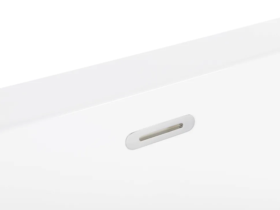 Banheira Para Parede Em Acrilico Branco 170 X 80 Cm Hassel