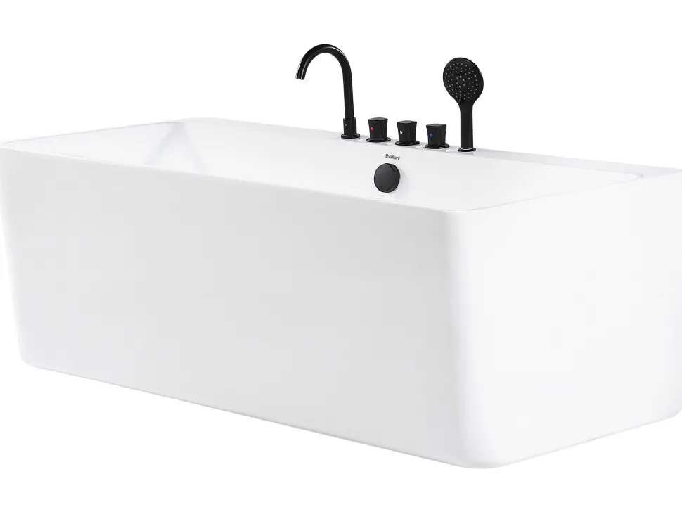 Banheira Para Parede Em Acrilico Branco 170 X 75 Cm Quatre
